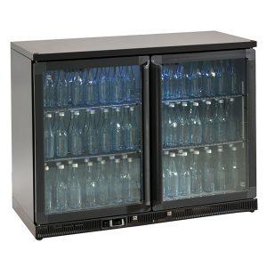 Glass door cooler Metos Maxiglass Noverta MG2/275G with two