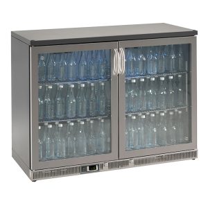 Glass door cooler Metos Maxiglass MG2/275GCS with two doors
