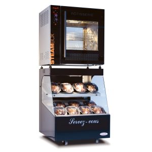 Rotisserie grill Metos Steambox + display V85LS