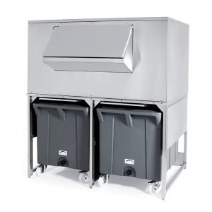 Double Roller Bin Metos DRB500 G1000 with two bins