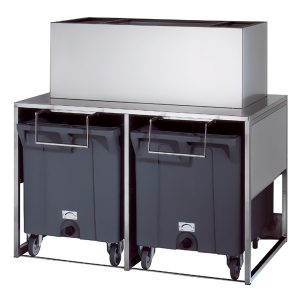 Double Roller Bin Metos DRB100 VM500/900 with two bins