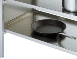 Solid shelf 504mm Metos Classic