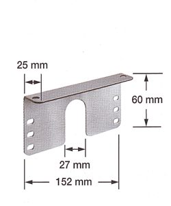 Angle brackets (pair) Metos GR Brackets