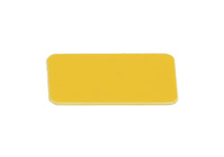 Identification plate yellow Metos Deli Care