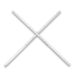 Cross brace Metos Easy Rider, stainless steel, for shelving