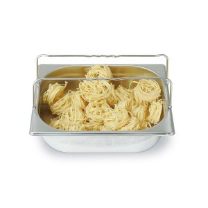 GN-container with handle Metos, stainless steel 1/2-100H