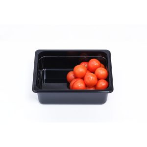 Plastic container Metos GN1/2-100, black