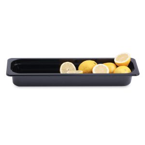 Plastic container Metos GN2/4-65, black