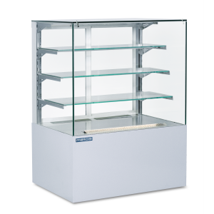 Bakery glass display Metos Cube II transparent 1000, waiter