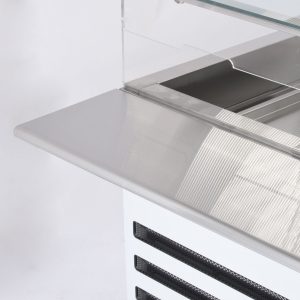 Tray Slide Metos Halo LED 800, stainless steel