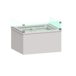 Glass rim with 3 sides Metos Halo D-I 800