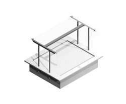 Crushed Ice Basin Metos Drop-In CIB 800 Nova Plus LED