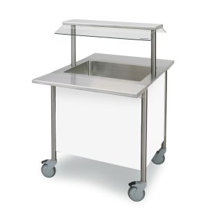 Warm Serving Trolley Metos Corona BM 800 with Halotherm