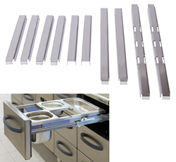 GN frame for Metos Proff 2G + Eco drawers