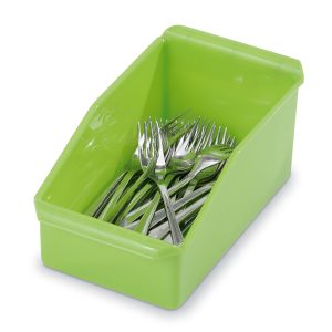 Cutlery box Metos 123G, green