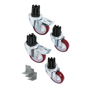 Set of 4 wheels for Metos Valido stand 435-1235