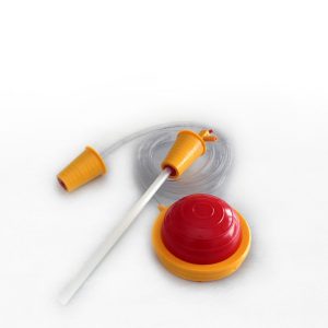 Foot pump for descaling Rational