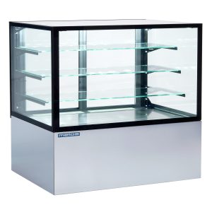 Bakery glass display Metos Cube II 1500, waiter service