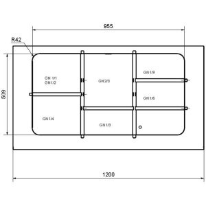 Divider assy GN3/1 Metos BM 1200
