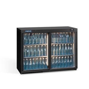 Glass door cooler Metos Maxiglass MG3/275SD with sliding doors