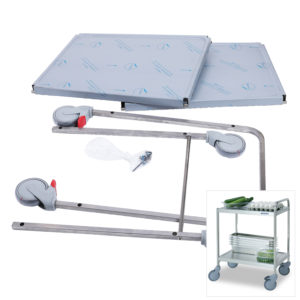 Service trolley Metos SET-70/2 Flat Pack, 2 tiers