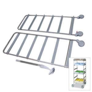 Basket trolley Metos BAT-6 high Flat Pack