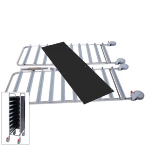 Tray trolley Metos TRT-10C Flat Pack black